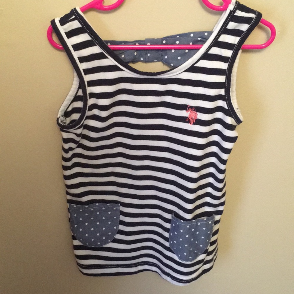 US POLO ASSN SIZE 6 tank top Girls